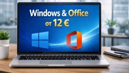 Започнете новата година с оригинален Windows и Office от 12 €