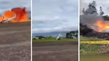 Самолет се разби в Колумбия, загинаха известен певец и още петима души (видео)