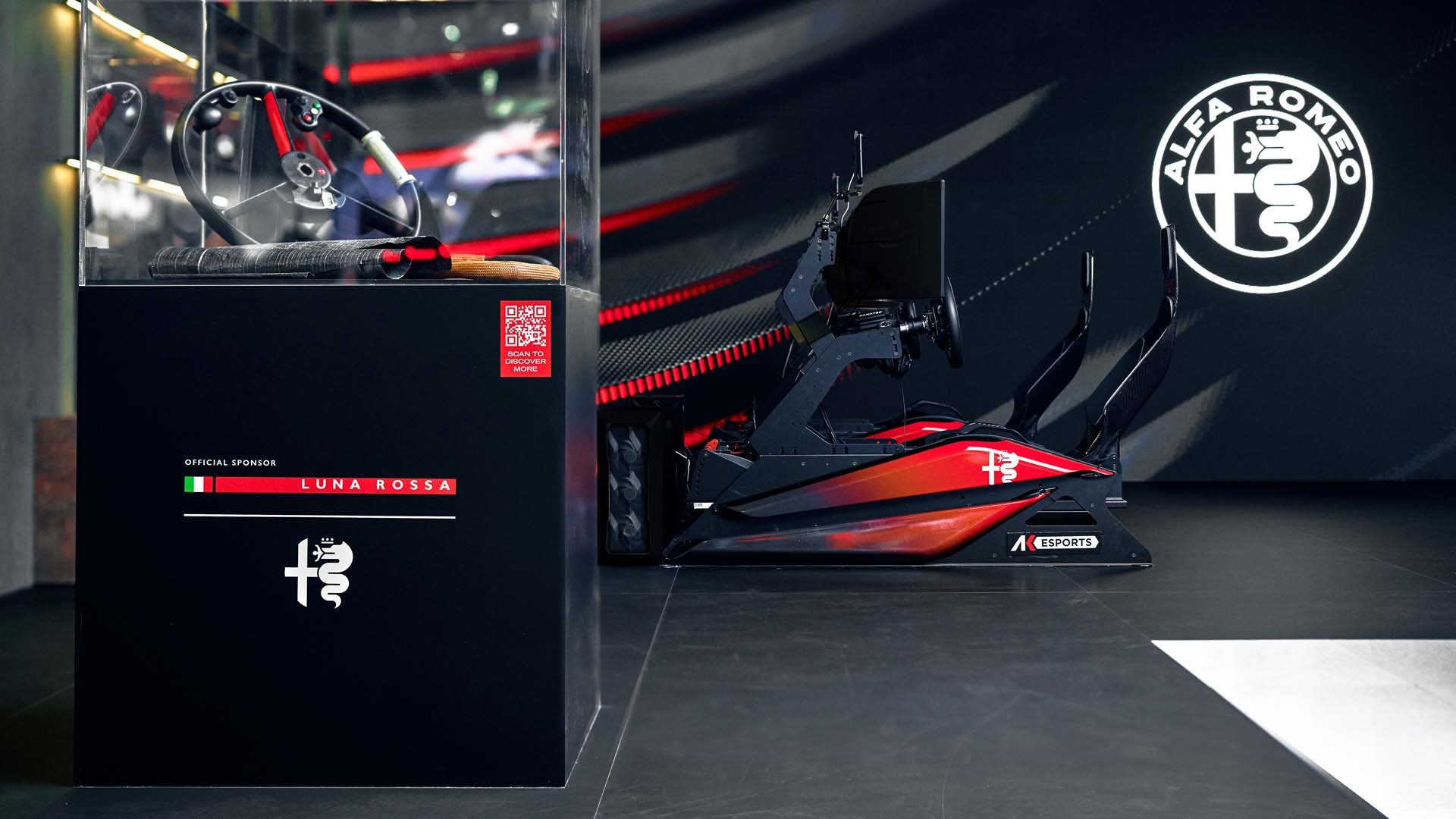 Щандът на Alfa Romeo на автосалона в Брюксел