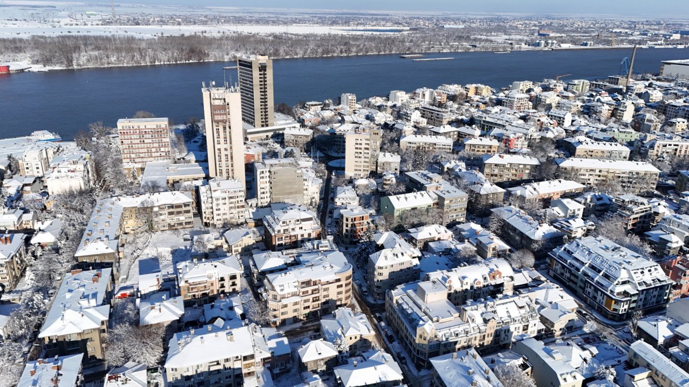 Температура от минус 10 градуса е измерена в Русе