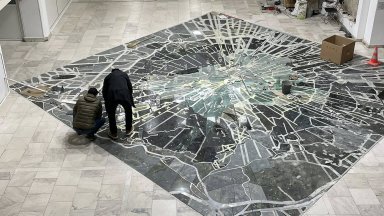 Проф. д-р Боян Добрев ще представи мащабната си мозайка "Зелено сърце" на 23 януари