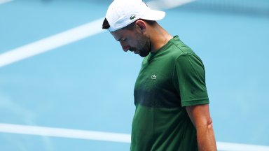 Джокович стресна феновете си с едва 12-минутна тренировка