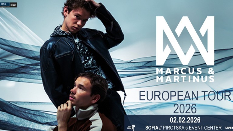 Новата скандинавска поп вълна Marcus & Martinus с концерт в България