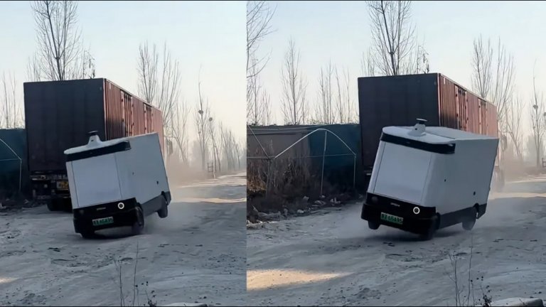 Безпилотни бусове превземат китайските градове. Понякога с комични резултати (видео)