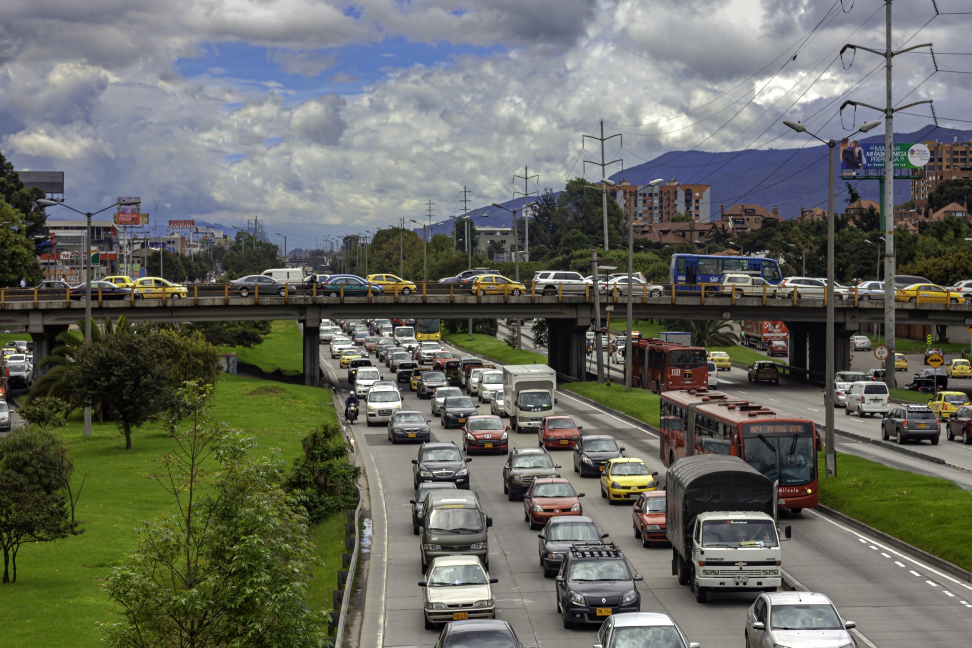 Задръстване в Богота