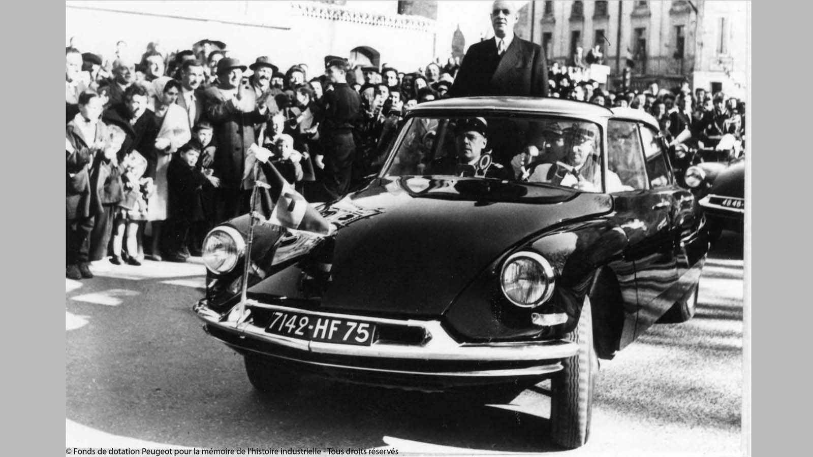 Citroen DS 21 Pallas на генерал Шарл дьо Гол 