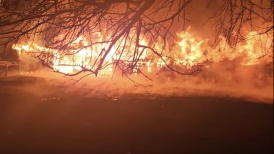 Пожар изпепели историческия комплекс "Фанагория" във Варна, загинаха 7 коня (видео)