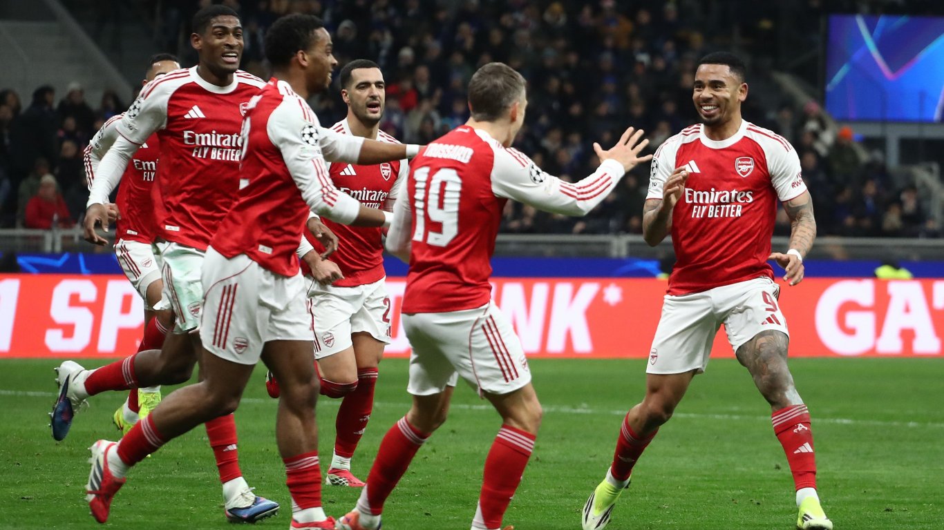 Лондонският Арсенал затвърди статута си на един от основните фаворити