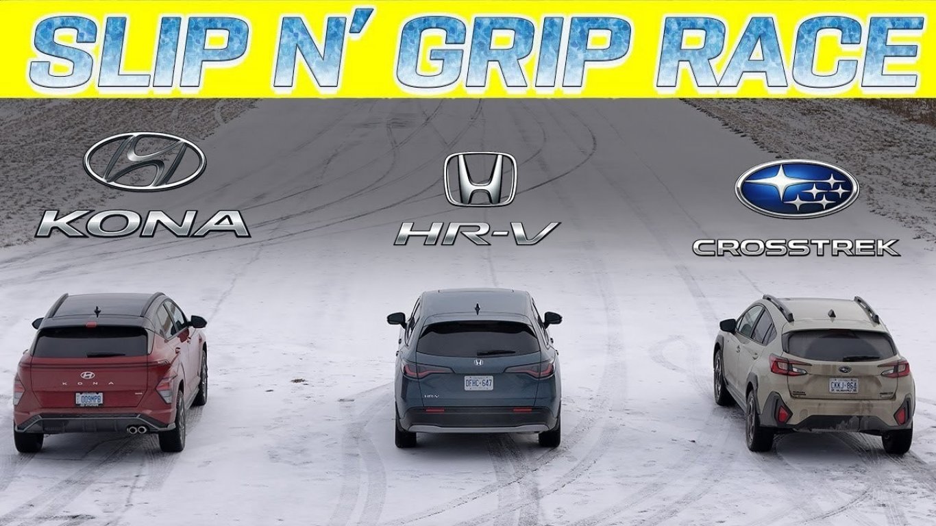 Зимен тест: Subaru, Honda и Hyundai в битка върху сняг и лед