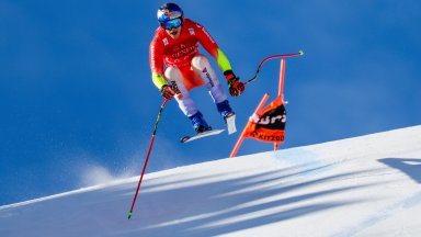 Със 143 километра в час: Одермат отново спечели в Кицбюел