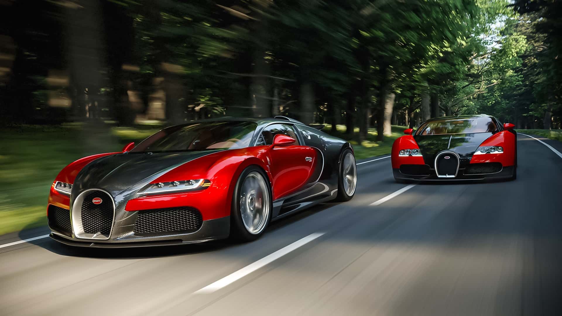 Bugatti FKP Hommage и Bugatti Veyron