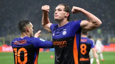 Пиза ядоса Интер и отнесе шестица, рожденикът Божинов гледа от пейката (Видео)