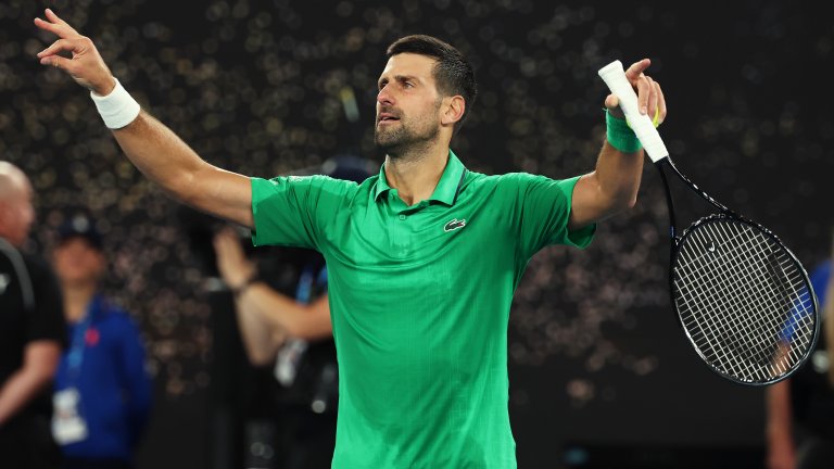 С много нерви и на косъм от дисквалификацията: Новак Джокович взе победа №400 в Шлема