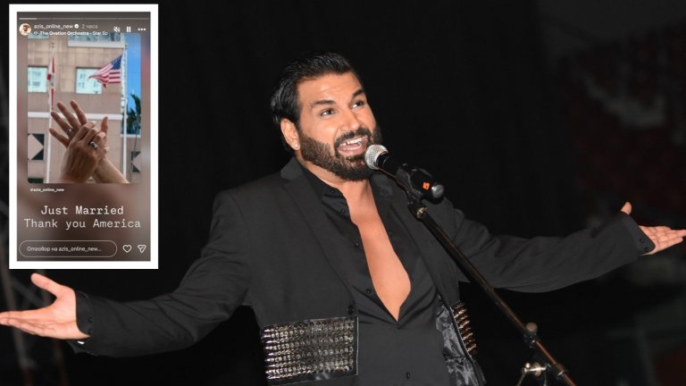 Азис се омъжи във Флорида