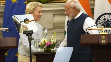 ЕС и Индия обявиха най-голямата търговска сделка досега 