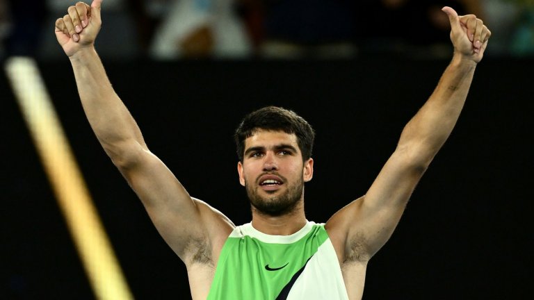 Алкарас обезкуражи домакините и най-после достигна полуфинала в Мелбърн