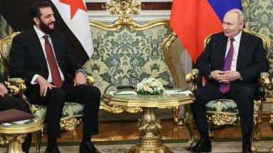 Путин обсъжда съдбата на руските бази в Сирия с  Аш Шараа в Кремъл