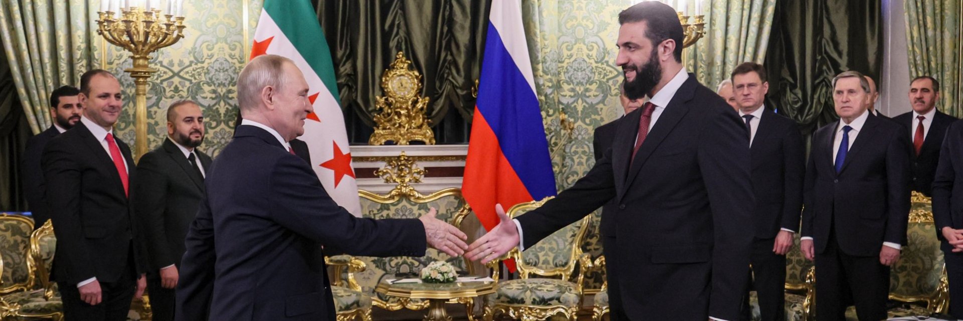 Путин обсъжда съдбата на руските бази в Сирия с  Аш Шараа в Кремъл (снимки)