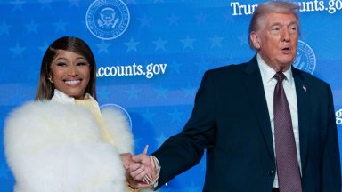 Ники Минаж: Аз съм фен №1 на президента. Тръмп: Просто мисля, че тя е страхотна (снимки)