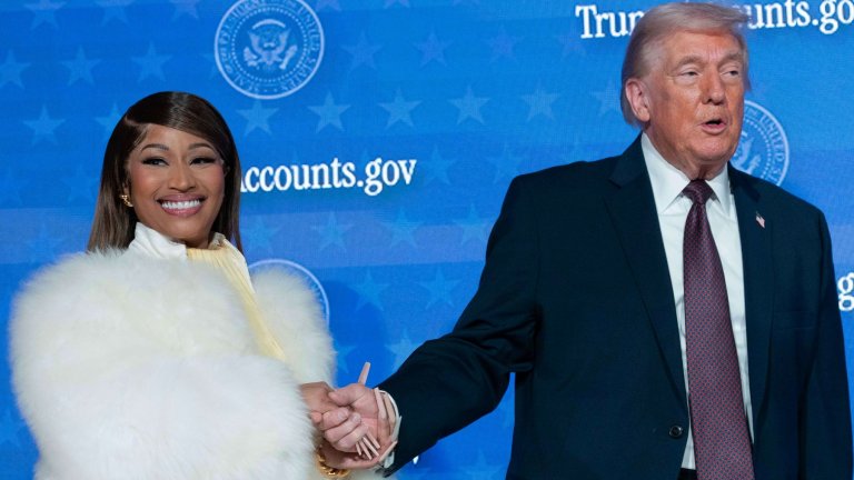 Ники Минаж: Аз съм фен №1 на президента. Тръмп: Просто мисля, че тя е страхотна (снимки)