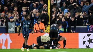 Куриоз от Брюж: Домакините честитиха класирането напред на отпадналия си опонент