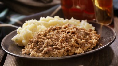 Мезе от дробчета и картофи