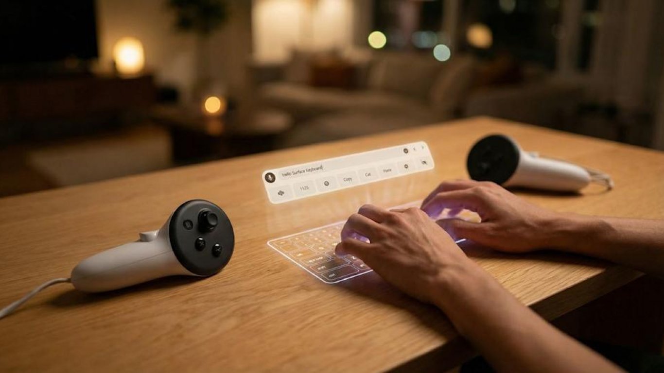 Meta представи виртуална клавиатура и тъчпад за Quest 3