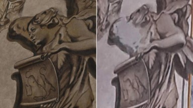 Ликът на "ангела Мелони" в римска базилика беше заличен