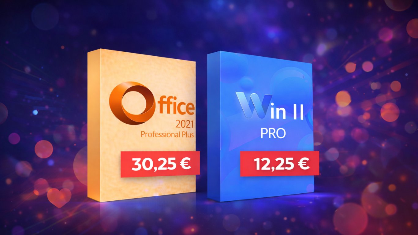 Перфектният ъпгрейд: Windows 11 + Office 2021 от само 12 €