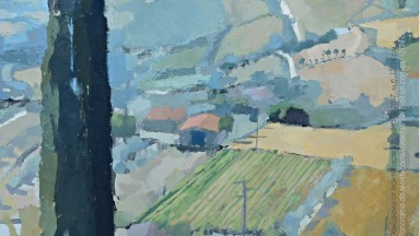 Американската художничка Луси МакГилис представя първата си самостоятелна изложба в България