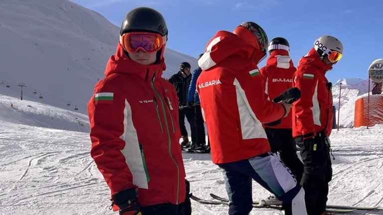Българските сноубордисти опитаха олимпийското трасе преди старта в неделя