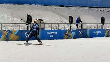 99 метра за Влади Зографски в първата олимпийска тренировка на малка шанца
