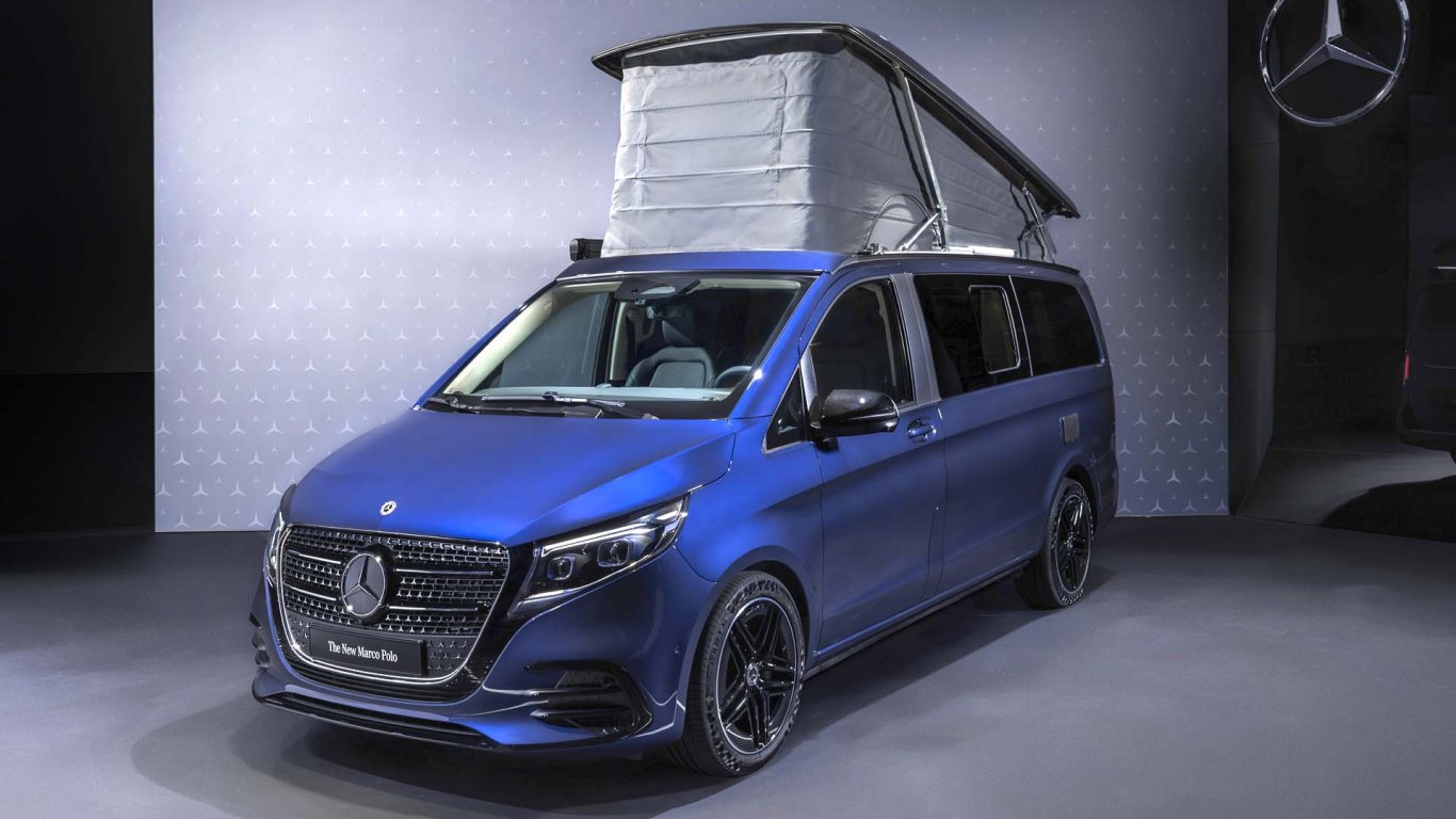Mercedes-Benz обнови кемпера Marco Polo с нов покрив и мултимедия