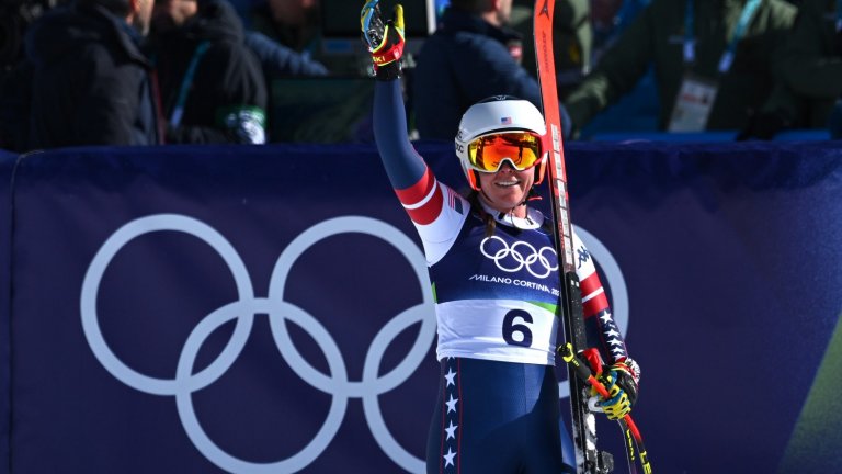 Световна и вече олимпийска - Брийзи Джонсън спечели тъжното спускане в Кортина