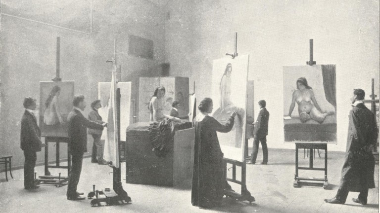 Художествената академия представя филм за създаването си, заснет през 1941 г.