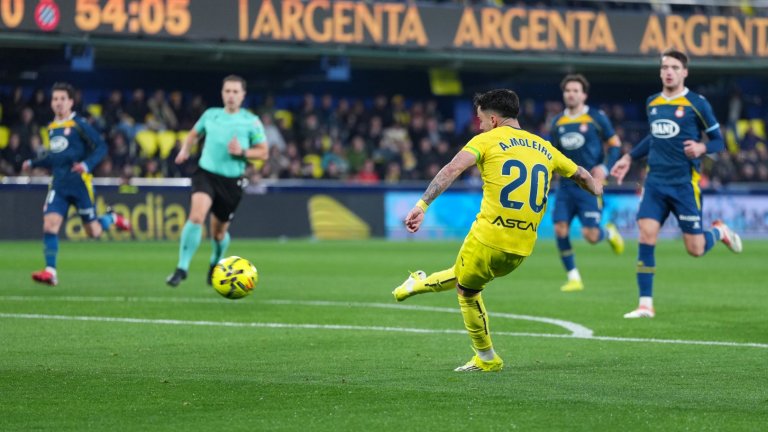 Четири гола "залепиха" Виляреал за топ 3 в Испания