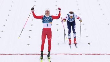 Великият Клаебо с хеттрик от златни медали в спринта