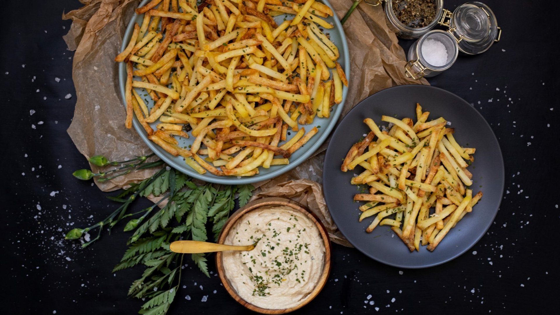 Заменете кетчупа: Опитайте пържените картофи с кремообразен хумус