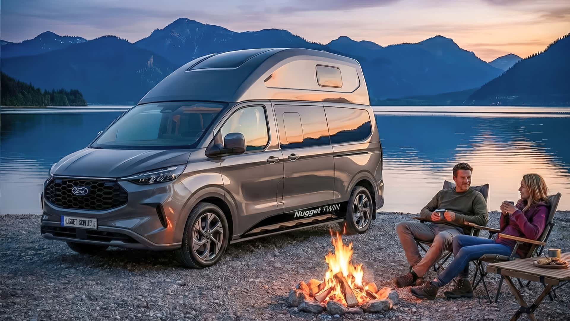 Ford Transit Nugget получи по-висок покрив и повече пространство
