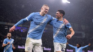 Манчестър Сити притисна Арсенал на върха с 15-минутна голеада