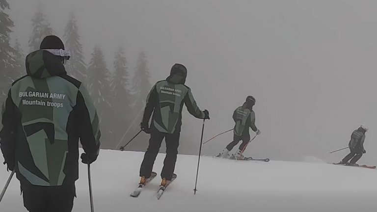 Военнослужещи от 101-ви Алпийски полк преминаха специализиран курс по ски подготовка