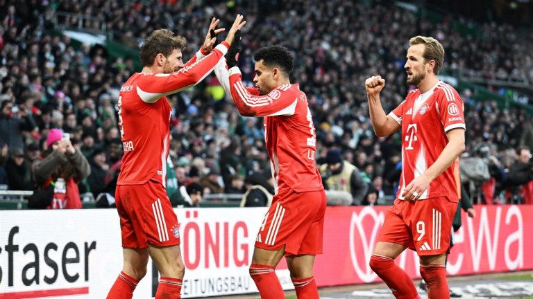 Могъщ Байерн показа и на "бременските музиканти" кой поръчва музиката в Бундеслигата