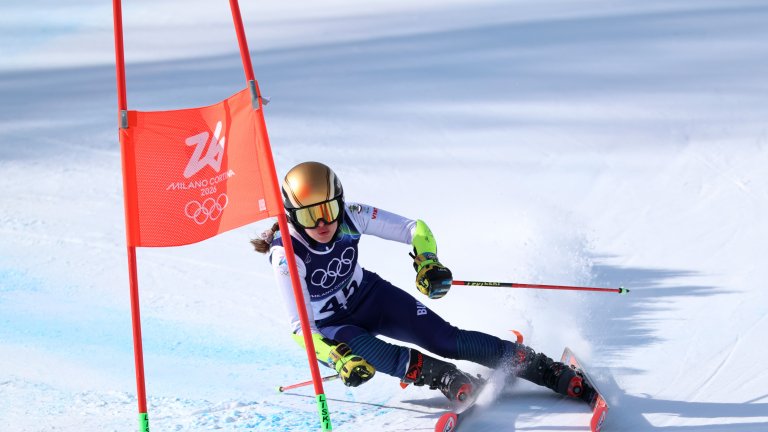 Разочарование: Българката Цюрбриген не завърши в олимпийския гигантски слалом