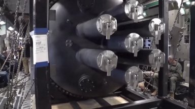 В САЩ за първи път транспортираха по въздух ядрен реактор