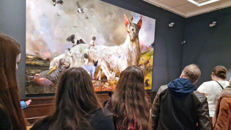 Изложбата с творби на Гийермо Лорка завърши с опашки пред "Двореца" в София