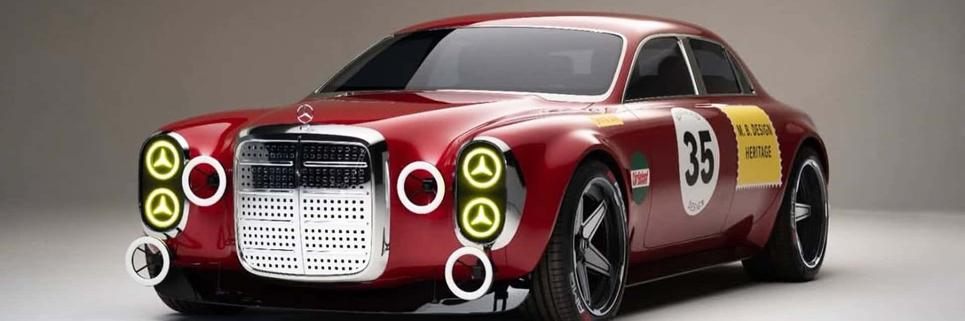 Бившият главен дизайнер на Mercedes-Benz пресъздаде „Червеното прасе“ на AMG