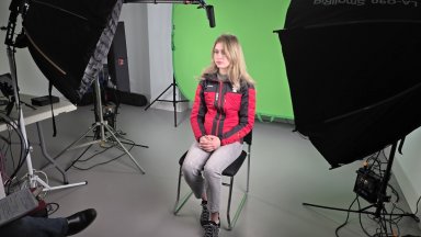 Признание: Александра Фейгин бе гост на олимпийското студио в Милано