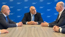 Бойко Борисов: ГЕРБ поема отговорност само за министър Запрянов в кабинета "Гюров"