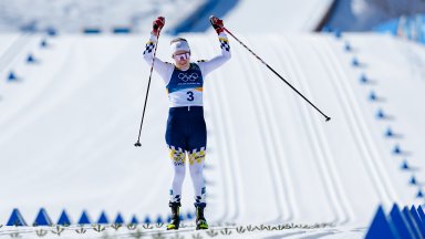 Еба Андерсон е първата олимпийска шампионка на 50 км ски бягане