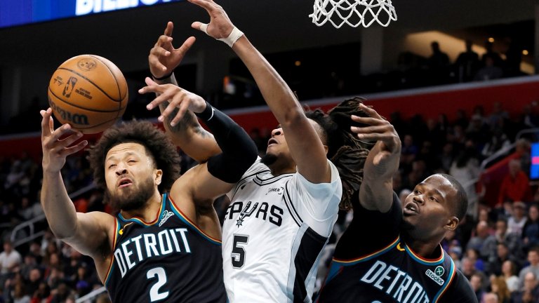 Сан Антонио удари Детройт във физическа битка - увертюра към очаквана плейофна война